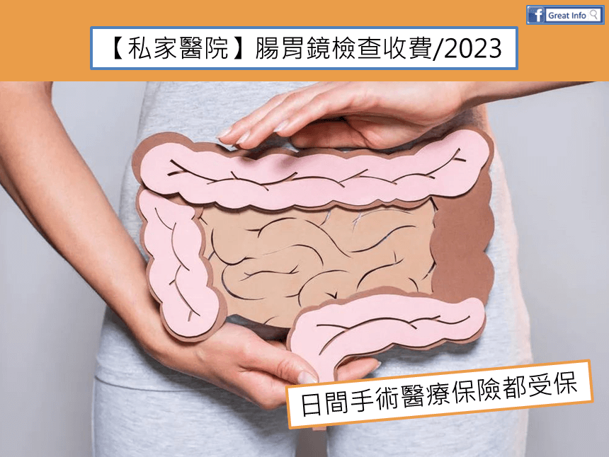 【私家醫院】腸胃鏡檢查費用/2023